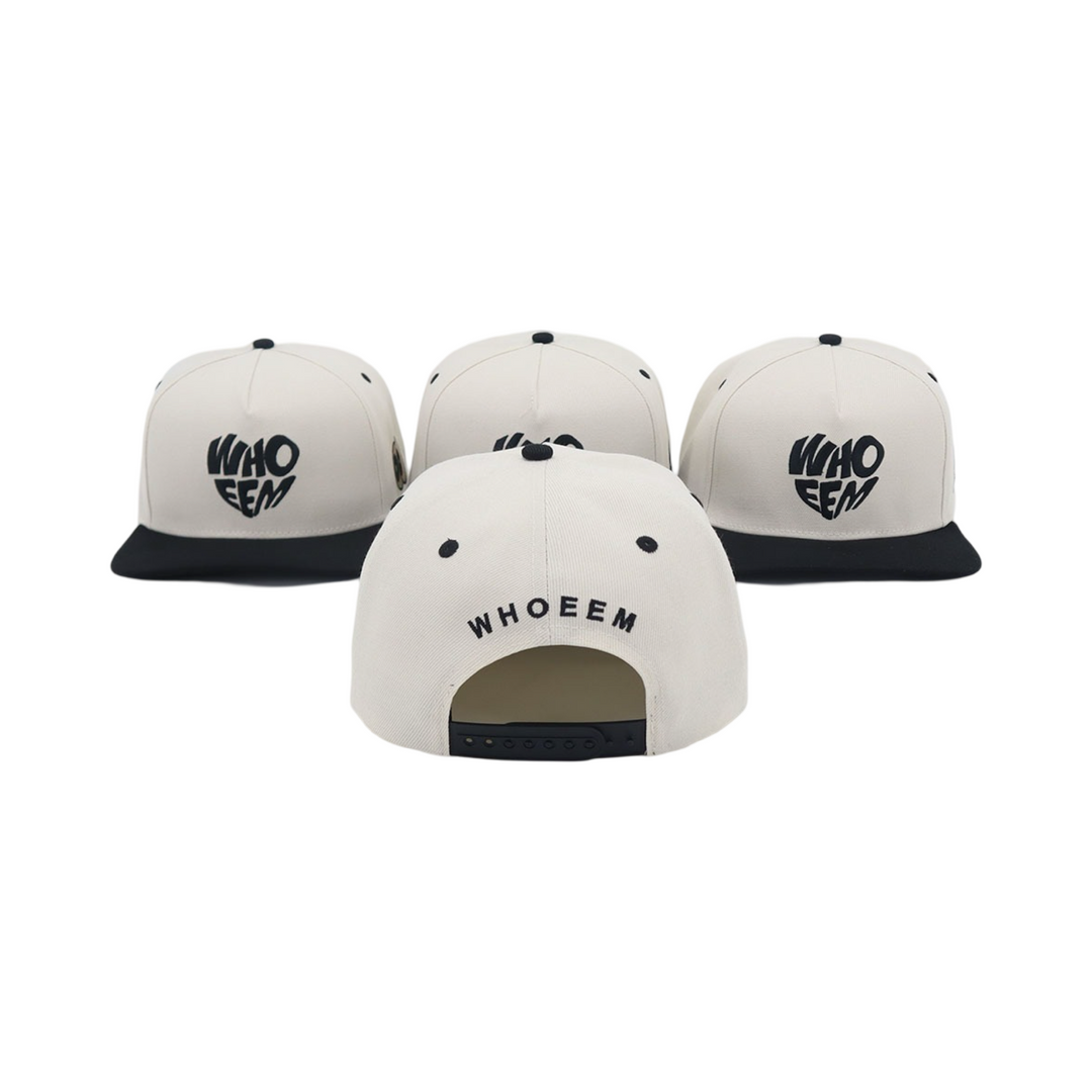 whoeem - WHO EEM Love SnapBack Hat “Cream”